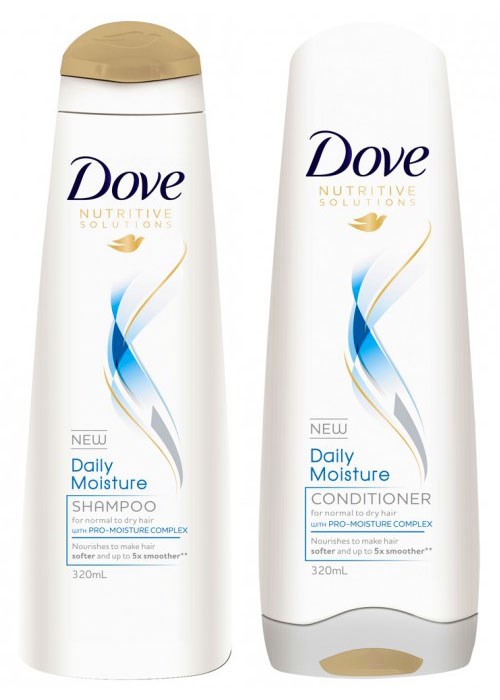 dove daily moisture shampoo and conditioner