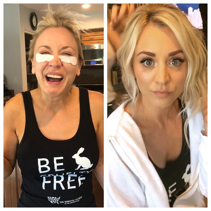 Celebrity Wedding Makeup Products - Kaley Cuoco
