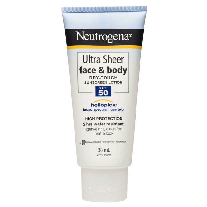 Neutrogena Ultra Sheer Face & Body Dry Touch Sunscreen Lotion