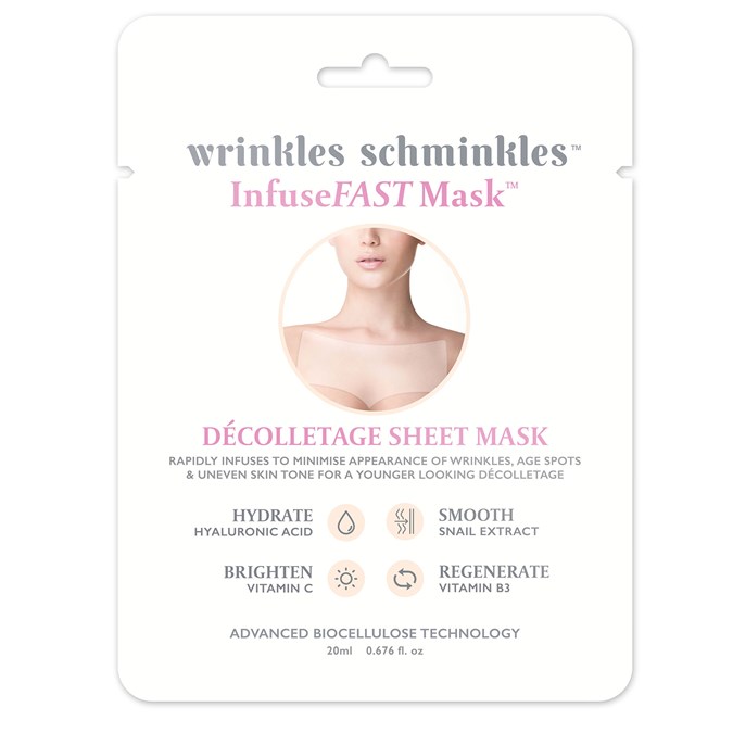 Wrinkles Schminkles InfuseFAST Mask™ Décolletage Sheet Mask