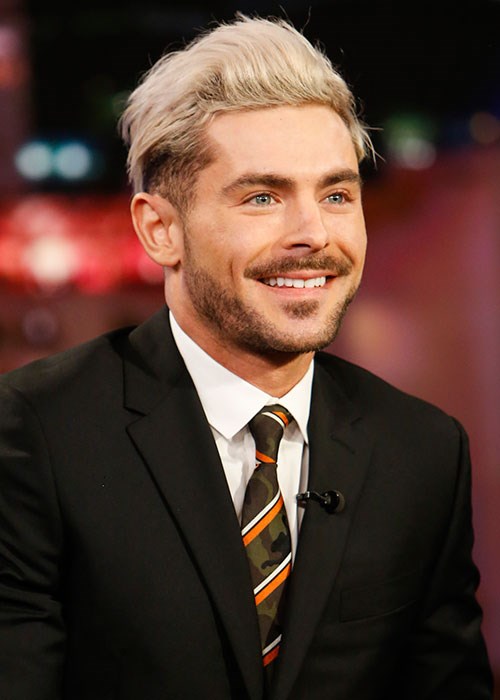 Zac Efron bleached hair