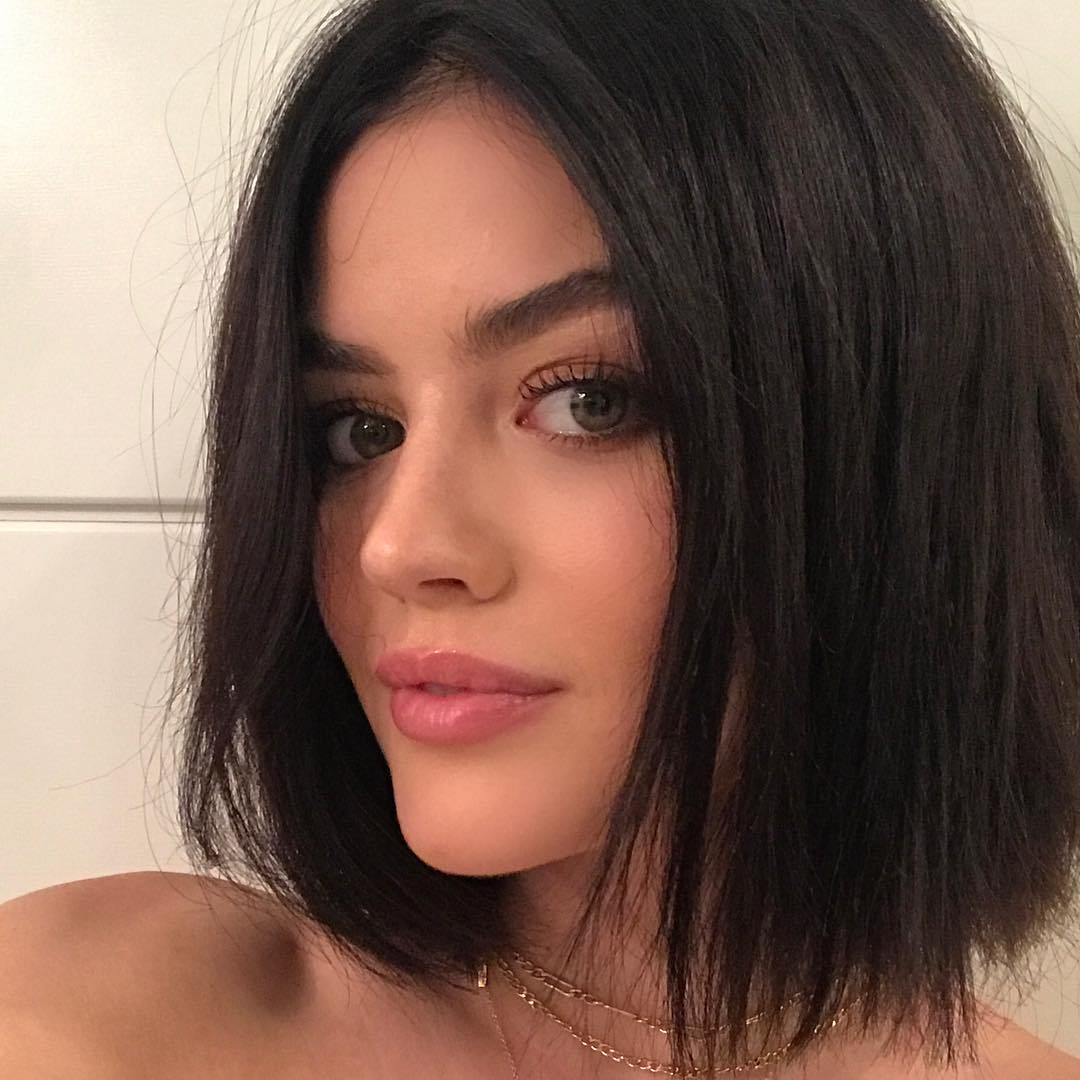 Lucy Hale Debuts Fresh Hair Colour And Cut BEAUTY Crew