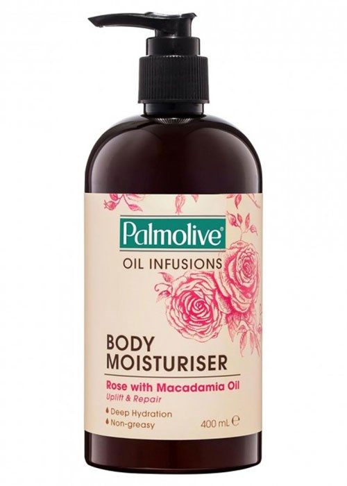 Palmolive Oil Infusions Body Moisturiser Rose with Macadamia Oil