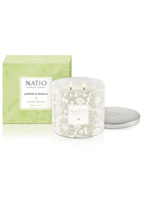 Natio Jasmine & Vanilla Scented Candle