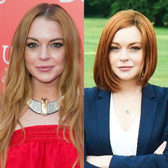 Lindsay Lohan lob