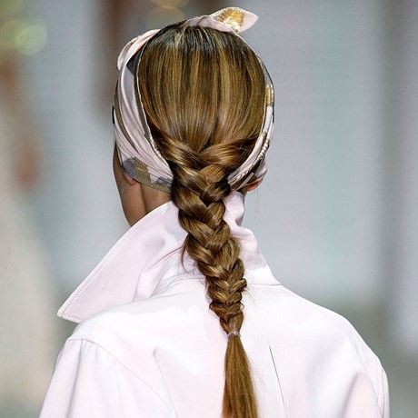 London Fashion Week ponytail