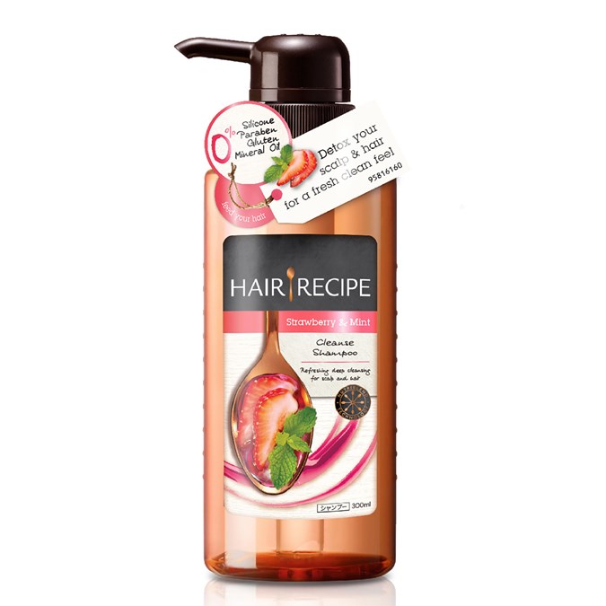Hair Recipe Strawberry & Mint Cleanse Shampoo