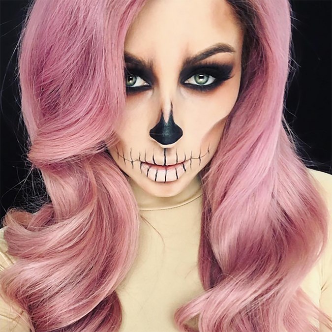 2017 Halloween Makeup Tutorials Skull