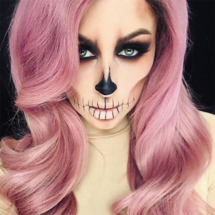 2017 Halloween Makeup Tutorials Skull