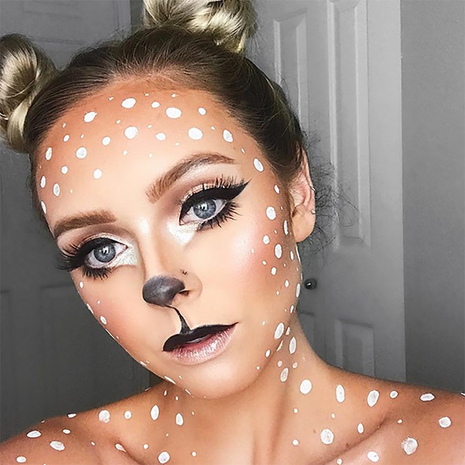 Deer makeup halloween