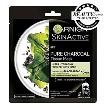 Garnier SkinActive Pure Charcoal Tissue Mask with Black Algae