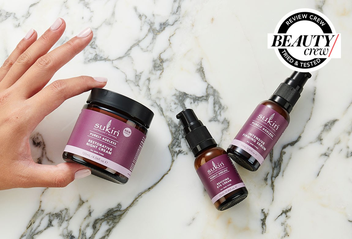 Sukin Purely Ageless Skin Care Range Reviews BEAUTY/crew