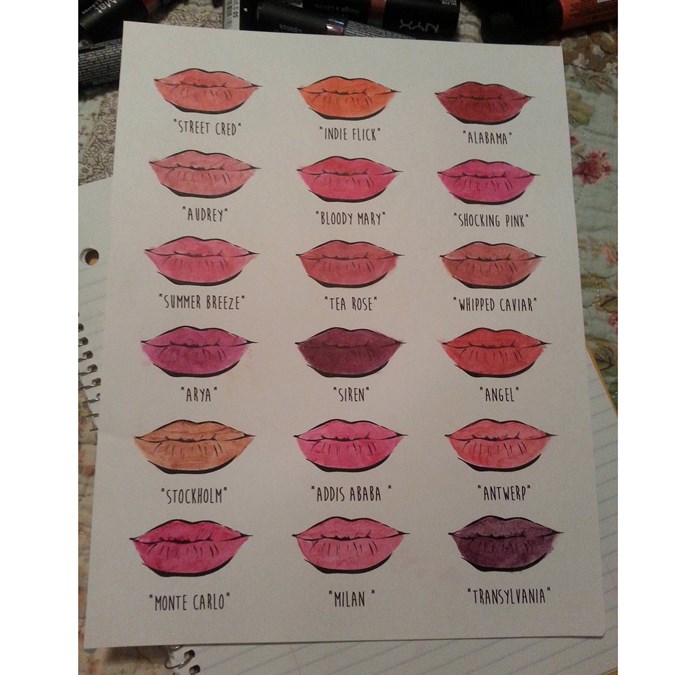 A Genius Way To Keep Track Of Your Lipstick Shades