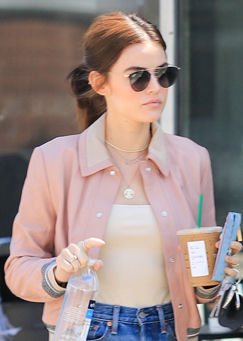 Lucy Hale Is A Brunette Again | BEAUTY/crew