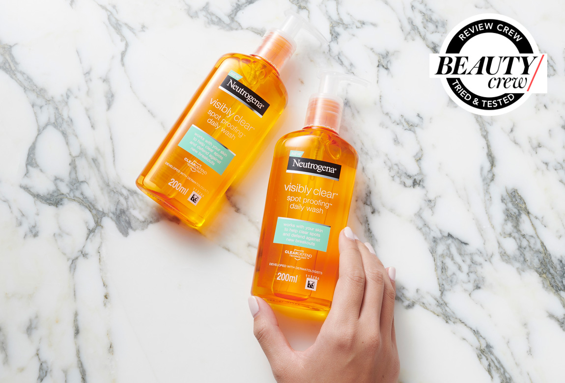 neutrogena visibly clear cleansing lotion