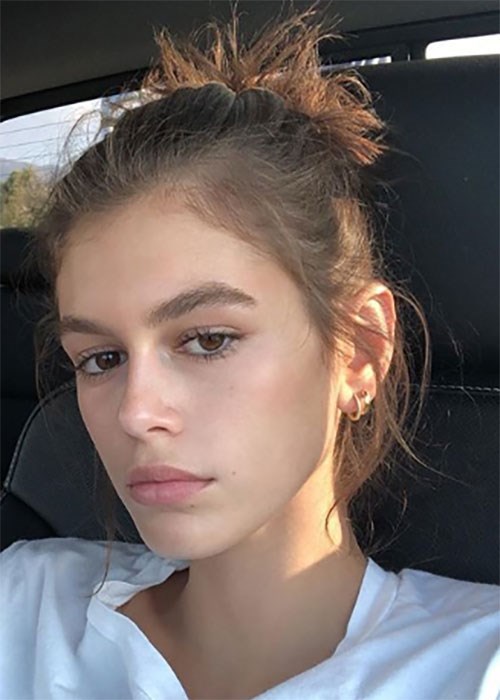 Kaia Gerber no makeup