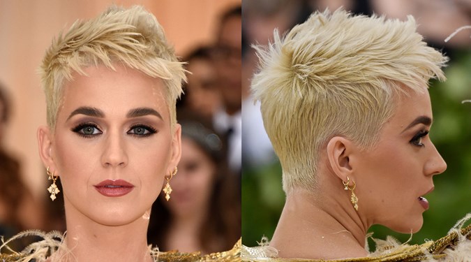 Easy Hairstyles for Short Hair - Katy Perry