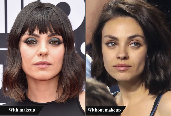 Celebs Without Makeup Photos - Mila Kunis