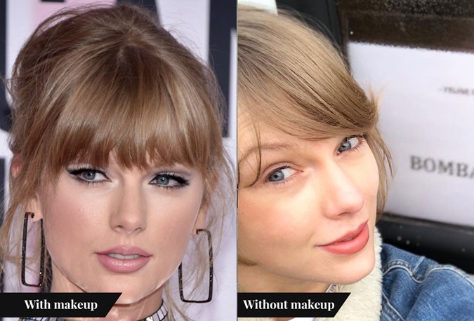 Celebs Without Makeup Photos - Taylor Swift
