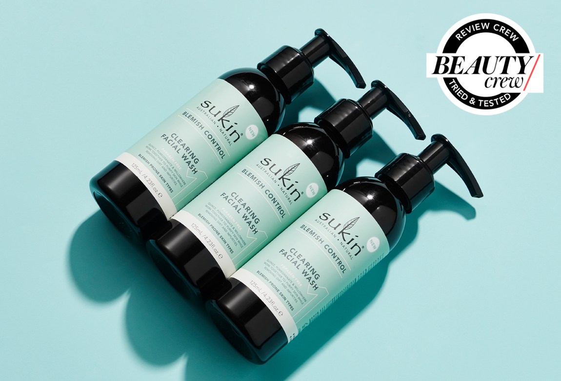 sukin blemish face wash