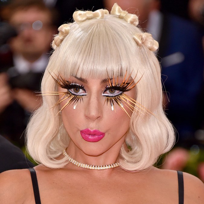 Met Gala 2019 False Lashes Celebrity Beauty Looks - Lady Gaga