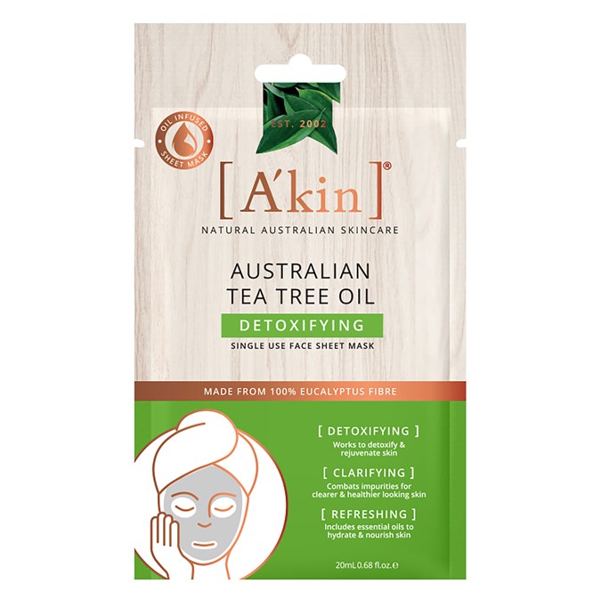 A’kin Detoxifying Australian Tea Tree Oil Sheet Mask