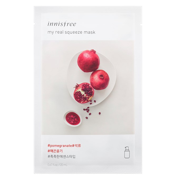 Innisfree My Real Squeeze Mask [Pomegranate]