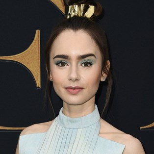 Lily Collins 60s celebrity trends