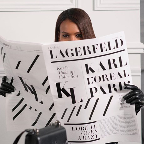 A Karl Lagerfeld x L’Oréal Paris Beauty Collaboration Is Launching Soon