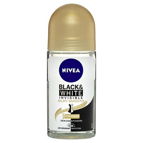 NIVEA Black & White Invisible Silky Smooth Deodorant Antiperspirant Roll-On  Review