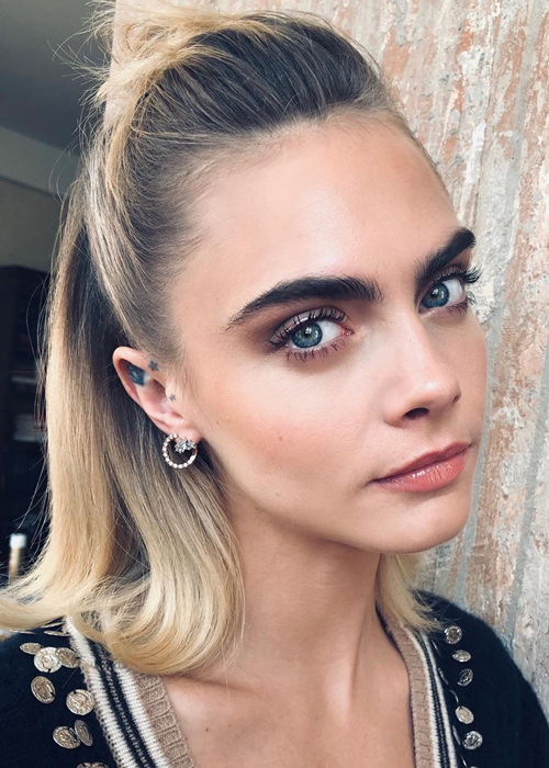 Cara Is The Rainbow Eye Makeup Of Your Dreams BEAUTY/crew