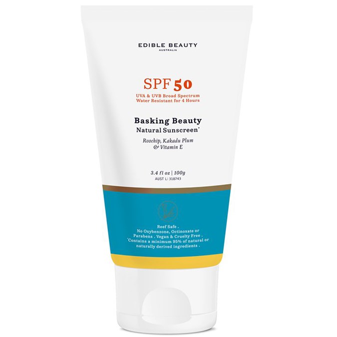 Edible Beauty Australia Basking Beauty Natural Sunscreen SPF 50
