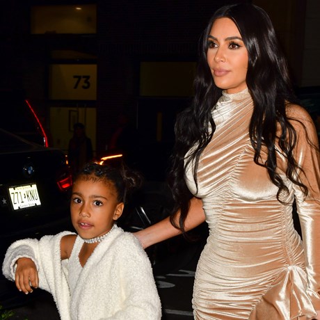 The Internet Is Blasting Kim Kardashian For Letting North West Wear Makeup On Christmas Eve