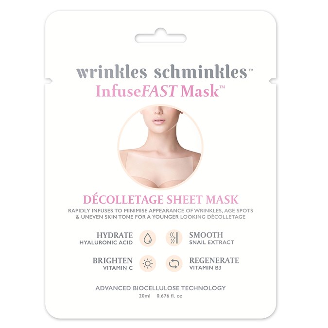 Wrinkles Schminkles Infuse Fast Mask Décolletage Sheet Mask