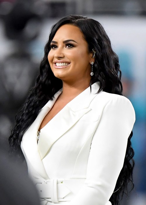 The Foundation Behind Demi Lovato’s Flawless Super Bowl Skin