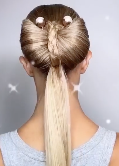 Butterfly Ponytail Hair Style: Pretty Ponytail Inspiration | BEAUTY/crew