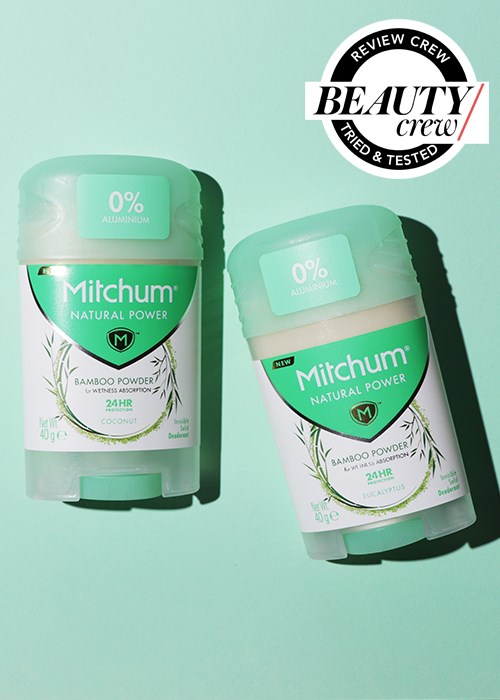Alfabet Trivial fly Mitchum Natural Power Deodorant Reviews | BEAUTY/crew
