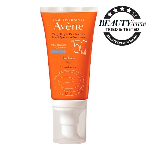 Eau Thermale Avène Sunscreen Emulsion SPF 50+ Review BEAUTY/crew