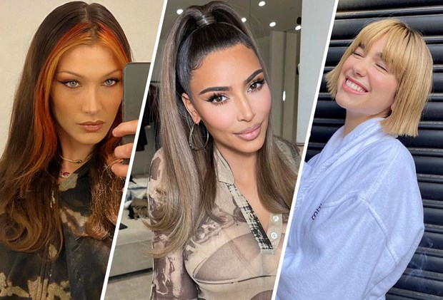2021 Celebrity Hair Colour Cut Transformations | BEAUTY/crew