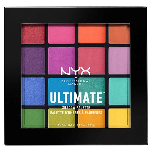 NYX Professional Makeup Ultimate Eye Shadow Palette – Brights