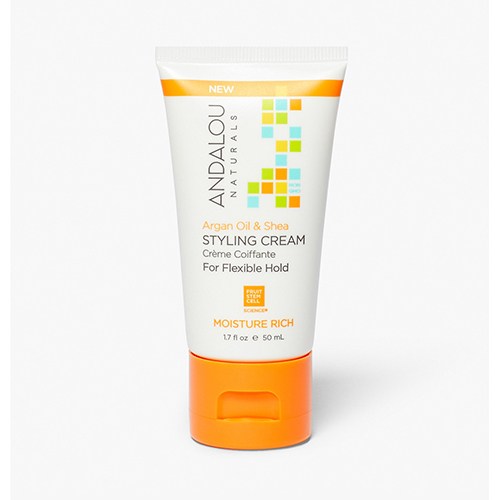 Andalou Argan Oil & Shea Moisture Rich Styling Cream Travel Size