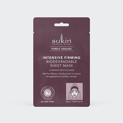 Sukin Naturals Purely Ageless Intensive Firming Biodegradable Sheet Mask
