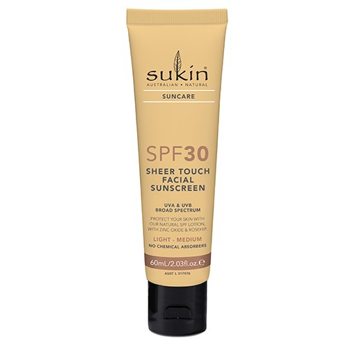 Sukin Naturals SPF30 Sheer Touch Facial Sunscreen - Light/Medium