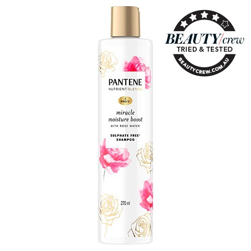 Pantene Prov-V Nutrient Blends Sulfate Free ‘Miracle Moisture Boost with Rose Water’ Shampoo