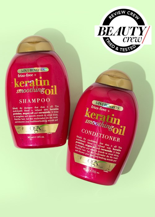 beslag diskriminerende Overgivelse OGX 5 in 1 Benefits Keratin Smoothing Oil Shampoo And Conditioner Reviews |  BEAUTY/crew