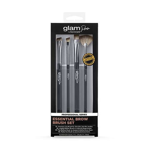 Glam By Manicare® Pro Series - Essential Brow Brush Set
