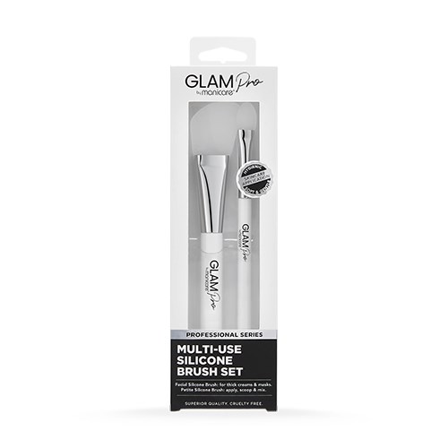Glam By Manicare® Pro Multi-Use Silicone Brush Set