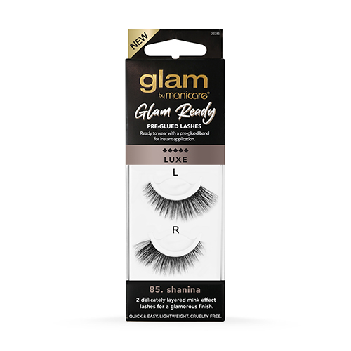 Glam By Manicare® 85. Shanina Glam Ready PreGlued Lashes Review