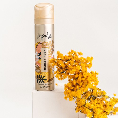 Impulse Luxe Body Spray Golden Sunset Review BEAUTY/crew