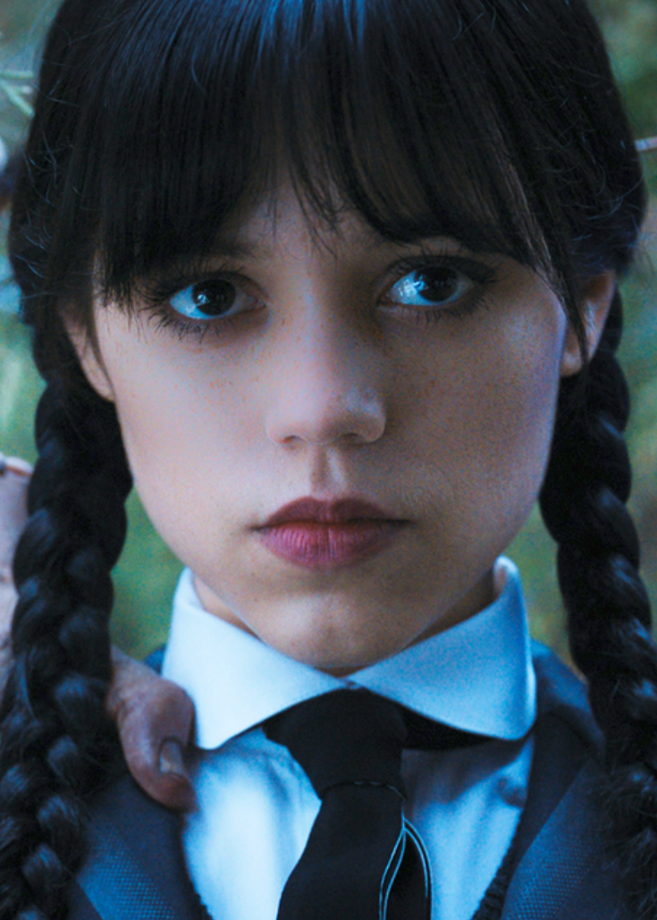 How to get the Wednesday Addams make-up look
